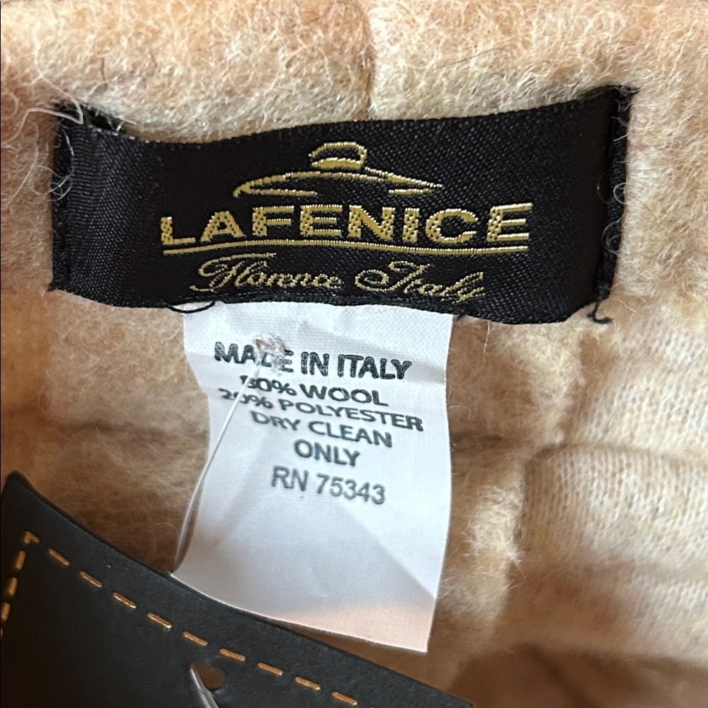 NWT LAFENICE Fine Hats Hand Made in Florence, Italy - Picture 6 of 8